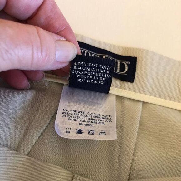 NEW Lands End Light Stone Normcore, Beigecore, Career Twill Pants Size 26W NWT - Picture 8 of 13